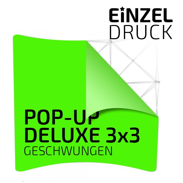 Druck für Pop Up Deluxe 3x3 (geschwungen)